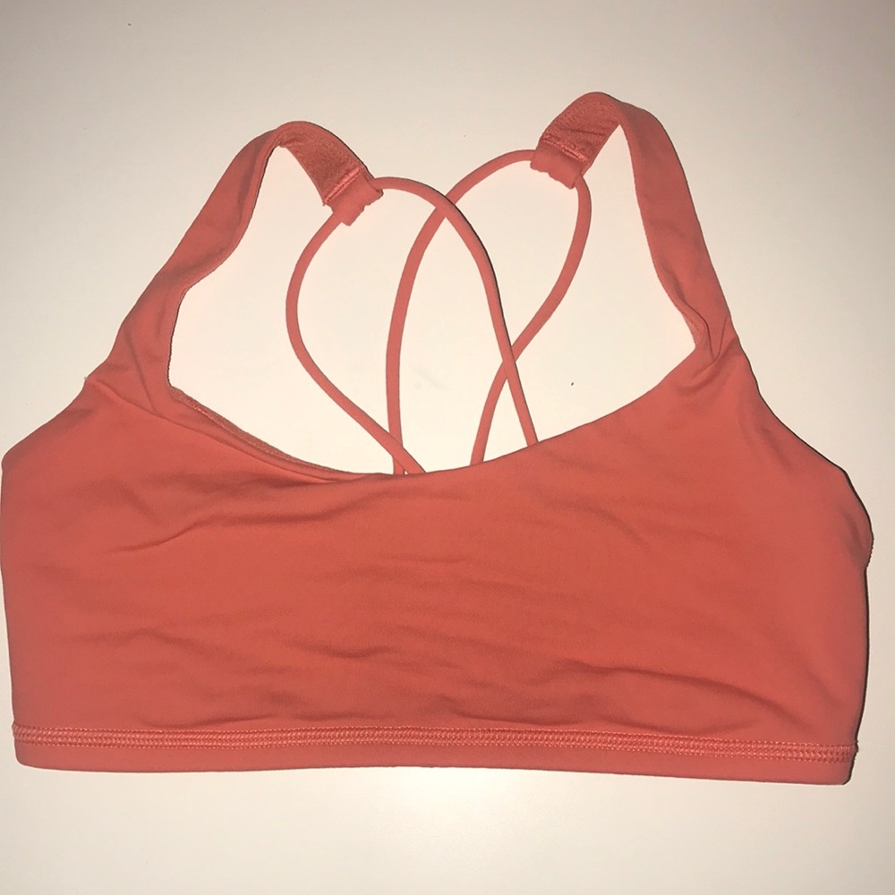 Lululemon Orange Sports Bra